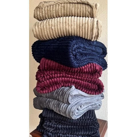 Cobertor Dupla Face Sherpa Canelado