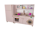 Ver imagem 3 de Mini Cozinha Infantil Rosa e Carvalho 100% Mdf
