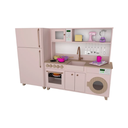 Ver imagem 1 de Mini Cozinha Infantil Rosa e Carvalho 100% Mdf