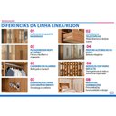 Ver imagem 7 de Guarda Roupa 6 Portas 2V 4g Linea N. Horizonte Cinamo