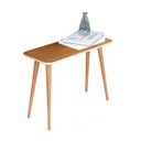 Ver imagem 1 de Mesa de Apoio Lorena para Recepção Carvalho Intense/ Off White - Bela Móveis
