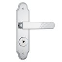 Ver imagem 1 de Fechadura 1803/21 Tetra Externa com Acabamento Cromado e Espelho de Aço Inox - 11435 - STAM