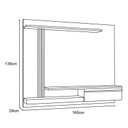 Ver imagem 3 de Painel Tv Denver 1 Porta Off White/cinamomo - Bechara
