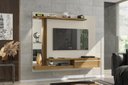 Ver imagem 2 de Painel Tv Denver 1 Porta Off White/cinamomo - Bechara