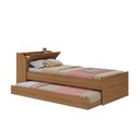 Ver imagem 4 de Cama Solteiro com Cama Auxiliar Lumina Espresso Móveis Marrom/Nogal