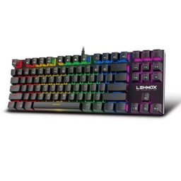 Teclado Gamer Mecânico Abnt2 Led Rgb Usb Profissional T2 - 1