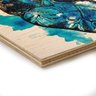 Quadro Decorativo em Madeira Blue Heart - 32,5x23cm - 2