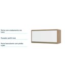 Ver imagem 5 de Armário Aéreo 80 Cm 1 Porta Basculante Mel Luciane Móveis