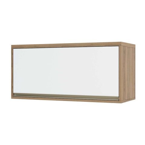 Armário Aéreo 80 Cm 1 Porta Basculante Mel Luciane Móveis
