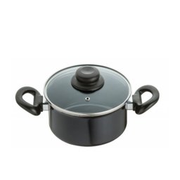 Conjunto Panelas 4 Peças Preto Cerâmica Indução Cooktop - 3