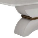 Ver imagem 4 de Mesa de Jantar 6 Lugares Tampo Vidro Atenas Leifer