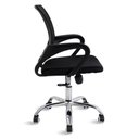 Ver imagem 3 de Cadeira De Escritório Mesh Diretor Com Sistema Relax Giratoria New Java - Preto
