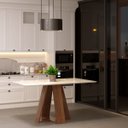 Ver imagem 2 de Mesa de Jantar Shell 160x90cm com Tampo de Vidro Off White - Gran Belo