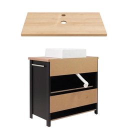 Gabinete Armário Banheiro Ditália Bn-04 Preto - 4