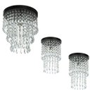 Ver imagem 1 de Kit 2 Lustre Plafon Spark + Lustre Plafon Manucrillic Preto