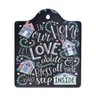 SUPORTE PANELA CORTICA/CERAMICA HOME AND LOVE PRETO 16X1X19 - 1