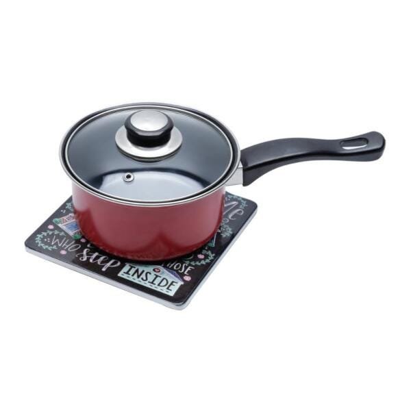 SUPORTE PANELA CORTICA/CERAMICA HOME AND LOVE PRETO 16X1X19 - 5