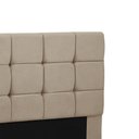 Ver imagem 3 de Cabeceira Julia Casal 140cm Estofada Bege Shop Das Cabeceira Bege