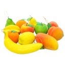 Ver imagem 3 de Kit Fruteira Redonda com Frutas Artificial 12pçs em Isopor