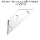 Ver imagem 7 de Kit 2 Suportes de Prateleira 22cm Trapézio com Furos Aço Reforçado Design Moderno