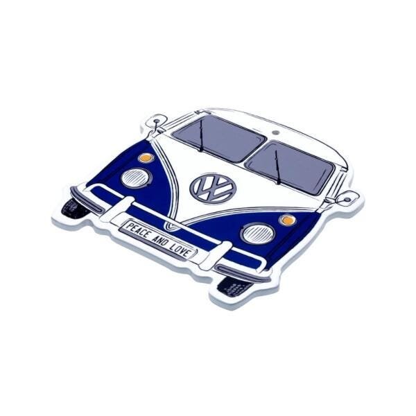 SUPORTE PANELA CORTICA/CERAMICA VW KOMBI AZUL 20X1X20CM - 3