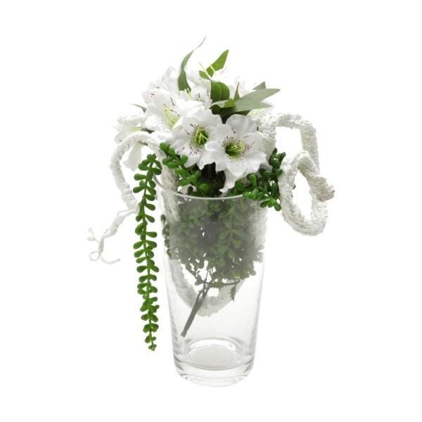 VASO VIDRO BASIC CLEAR OPEN ROUND TRANSPARENTE 15X11X21 CM - 3