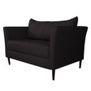 Ver imagem 6 de Conjunto Sofá 2 Lugares com 2 Poltronas Pés Palito Lubbock Couro Marrom - Gran Belo