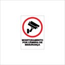 Ver imagem 1 de Placa - Monitoramente por Câmeras - 20cm X 15cm