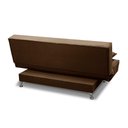Ver imagem 5 de Sofá Cama 1,80m Iara Suede Marrom Rover & Beato
