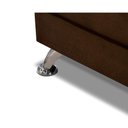 Ver imagem 6 de Sofá Cama 1,80m Iara Suede Marrom Rover & Beato
