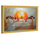Ver imagem 1 de Quadro Decorativo Santa Ceia Estilo Geométrica