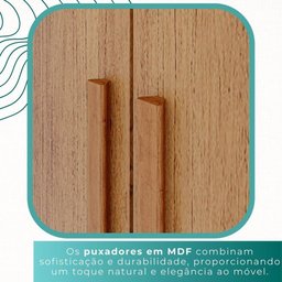 Guarda-roupa Casal 6 Portas 6 Gavetas Sparta - Mais Móveis Cor Cinamomo - 3
