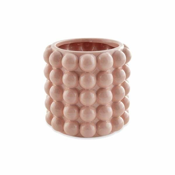 Cachepot Rose em Cimento 13x9,5x9,5cm - Mart - 1