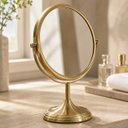 Ver imagem 5 de Espelho de Mesa Metal Aumento Dourado Escovado Goldenx