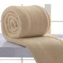 Ver imagem 1 de Cobertor Casal Manta Microfibra Lisa Soft Veludo 2,20mx1.80m:Bege