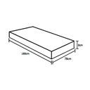 Ver imagem 3 de Colchão Solteiro NK Camas Alana Espuma D20 8x78x188