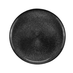 PRATO SOBREMESA CRISTAL DOTS PRETO 21cm - 1