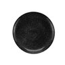 PRATO SOBREMESA CRISTAL DOTS PRETO 21cm - 4