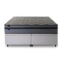 Ver imagem 5 de Conjunto Box Baú Queen Montreal Branco 158x198x71 c/ Molas Ensacadas