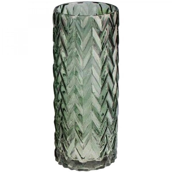 Vaso de Vidro Leaves 11,5cm x 25cm Urban - 1