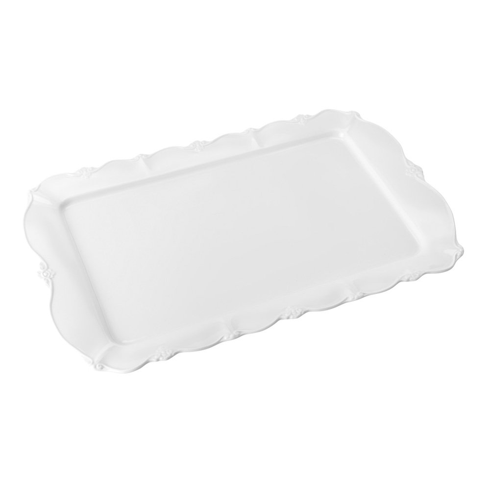 Bandeja De Porcelana Fancy Branco 42x26cm Wolff MadeiraMadeira bandeja-de-porcelana-fancy-branco-42x26cm-wolff-madeiramadeira