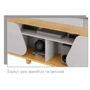 Ver imagem 4 de Estante Home Theaters para Salas Henry C/pés - Élpis Móveis - Freijó/off White