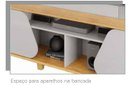 Ver imagem 4 de Estante Home Theaters para Salas Henry C/pés - Élpis Móveis - Freijó/off White