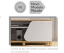 Ver imagem 2 de Estante Home Theaters para Salas Henry C/pés - Élpis Móveis - Freijó/off White