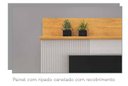 Ver imagem 3 de Estante Home Theaters para Salas Henry C/pés - Élpis Móveis - Freijó/off White
