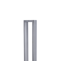 Puxador para Porta Barra Retangular 50x20 Aço Inoxidavel 100cm Polido 1m - 2