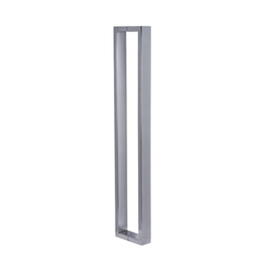 Puxador para Porta Barra Retangular 50x20 Aço Inoxidavel 100cm Polido 1m