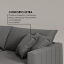 Ver imagem 7 de Sofá Cama Retrátil em Madeira Eucalipto e Bouclê 210cm Uruguai