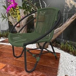 Poltrona para Jardim Barcelona em Corda Naútica e Alumínio - 5