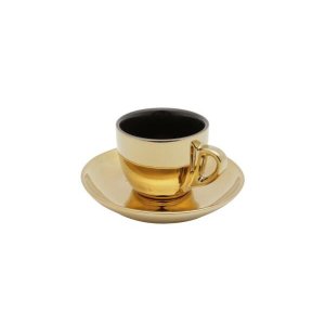 Conjunto 6 xícaras Wolff de Porcelana para Chá Versa 220Ml